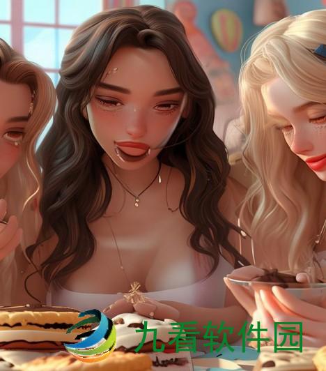 夹心饼干三人共度甜蜜时光男男友谊无限畅享美味乐趣